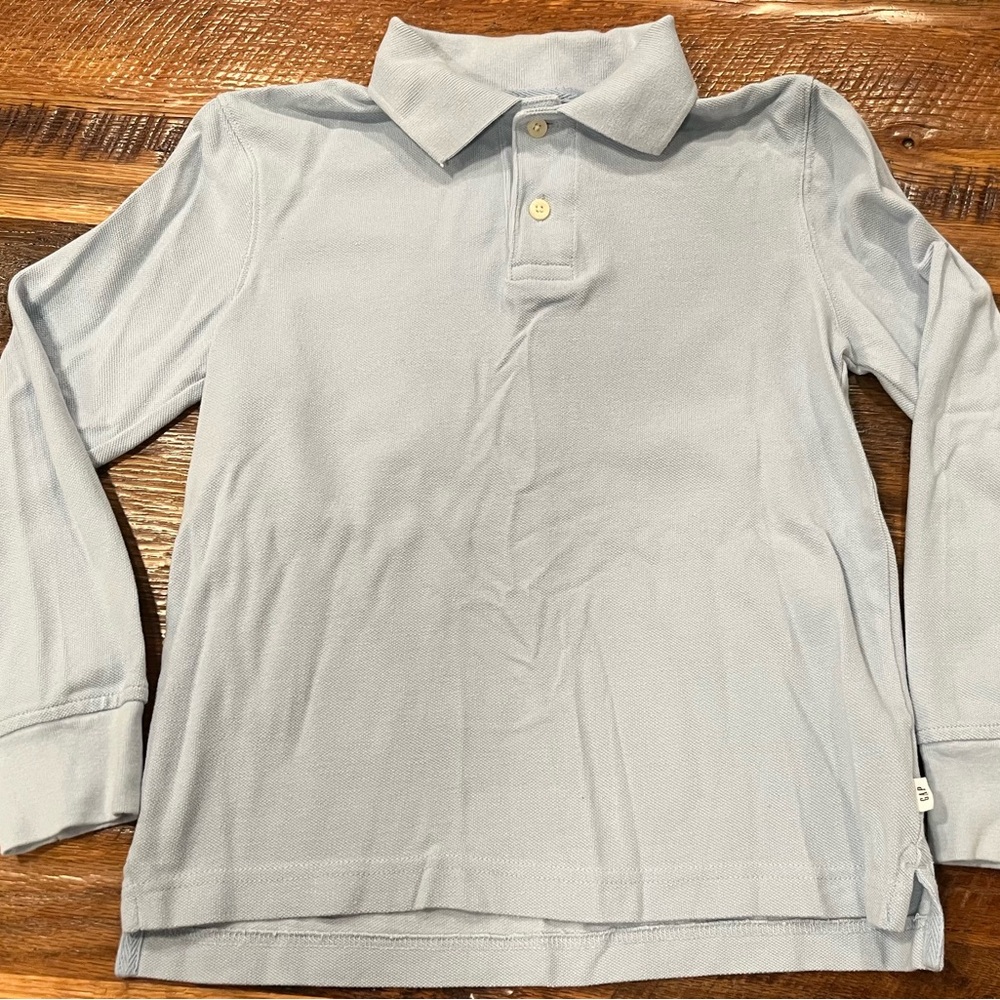 Gap Boys Long Sleeve Polo, Size M